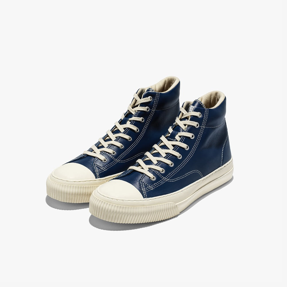 MILITARY STANDARD Leather _ Navy High